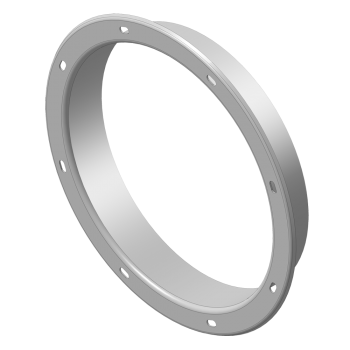 Фланец круглый, листовая сталь, 3 мм